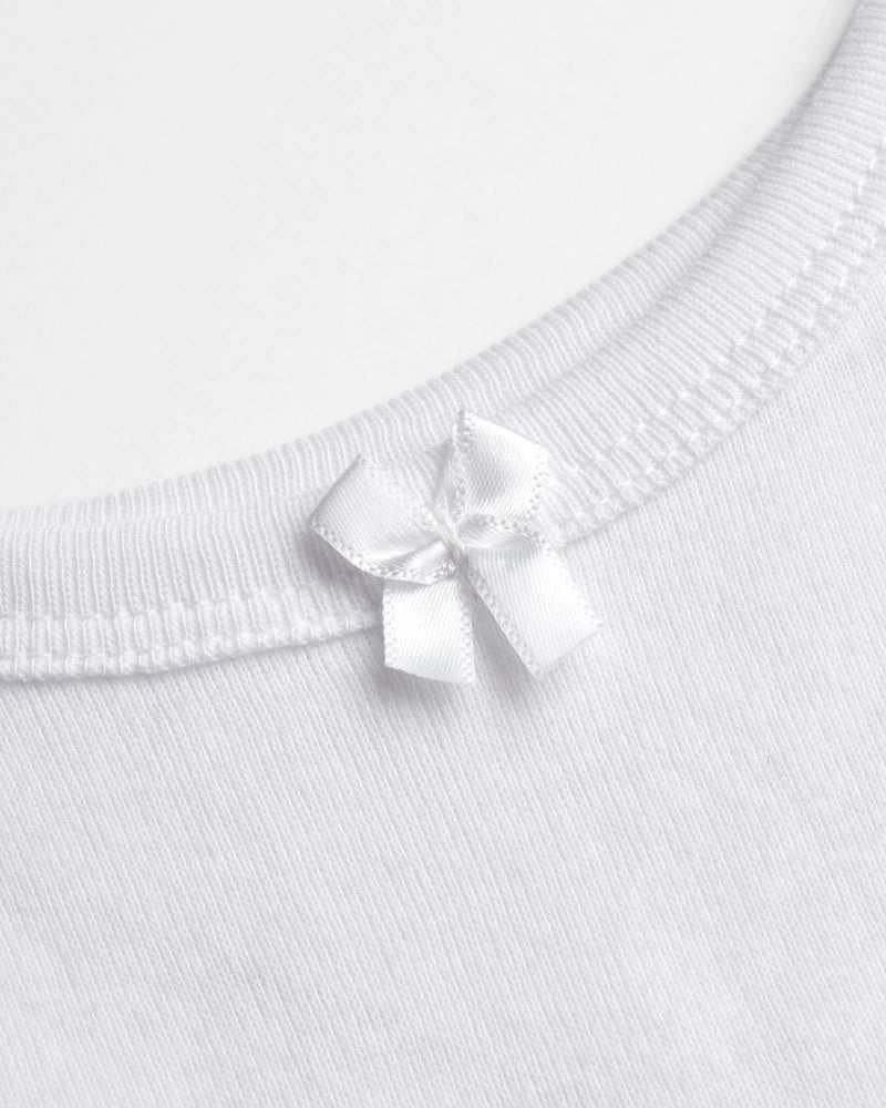 Rene Rofe Girls Camisole - 6 Pack 100% Cotton Soft Girls Undershirts - Lightweight Spaghetti Strap Tank Top (Sizes: 2T-14), Size 4T, White - Image 3
